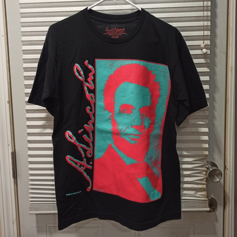 Vintage A.Lincoln Short sleeve print shirt